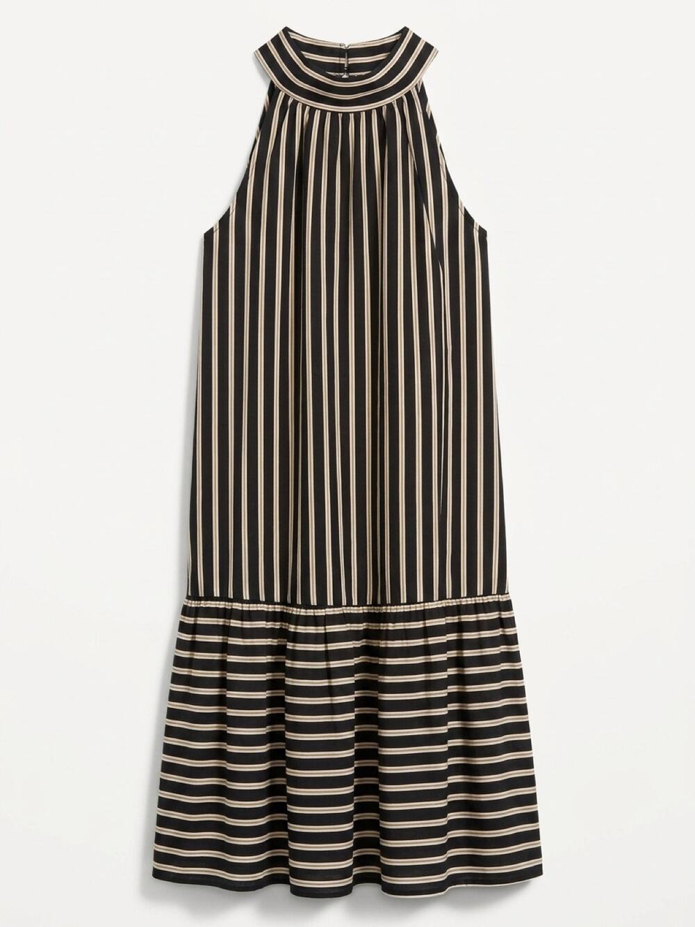 FLORA BEA NYC Tori Dress in Night Black Stripe NWT SMALL